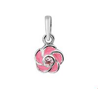 Bedel Bloem Zirkonia Zilver