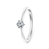 Diamonde Witgouden diamanten solitair ring