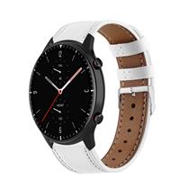Strap-itÂ Strap-it Amazfit GTR 2 bandje leer (wit)