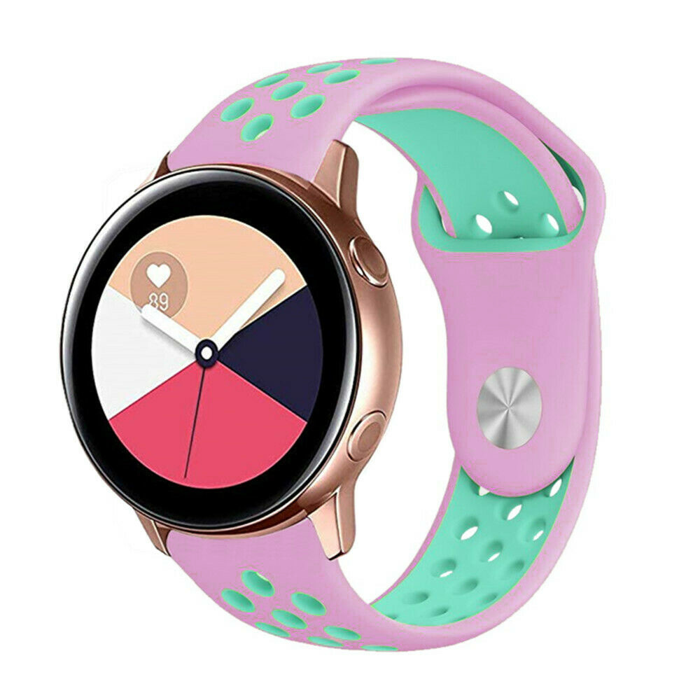 Samsung Galaxy Watch Active sport band (roze/aqua)
