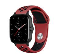 Strap-itÂ Strap-it Amazfit GTS 2 sport band (rood/zwart)