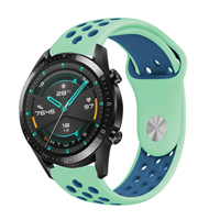 Strap-it Huawei Watch GT sport band (aqua/blauw)