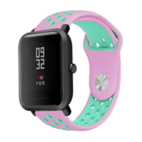 Strap-itÂ Strap-it Xiaomi Amazfit Bip sport band (roze/aqua)