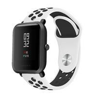 Strap-itÂ Strap-it Xiaomi Amazfit Bip sport band (wit/zwart)