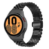 Strap-itÂ Strap-it Samsung Galaxy Watch 4 - 44mm Jubilee stalen band (zwart)