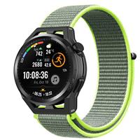 Strap-it Huawei Watch GT Runner nylon band (fluoriserend)