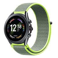 Strap-it Fossil Gen 6 - 44mm nylon band (fluoriserend)