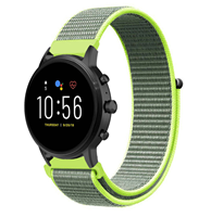 Strap-it Fossil Gen 5 nylon band (fluoriserend)