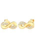 Elli DIAMONDS Paar Ohrstecker »Ohrringe Infinity Diamant Liebe, 0308440520«