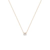 Tft Ketting Ankerschakel roségoud-zirconia 40 - 42 - 44 cm