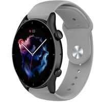 Strap-it Amazfit GTR 3 (Pro) sport band (grijs)