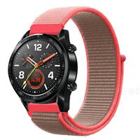 Strap-it Huawei Watch GT nylon band (neon pink)