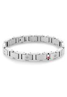 Tommy Hilfiger Zilverkleurige Heren Schakel Armband TJ2790393