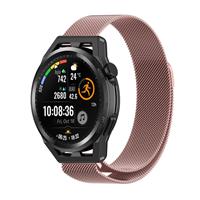 Strap-it Huawei Watch GT Runner Milanese band (roze)