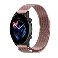 Strap-it Amazfit GTR 3 (Pro) Milanese band (roze)