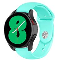 Strap-it Samsung Galaxy Watch 4 - 44mm sport band (Aqua)