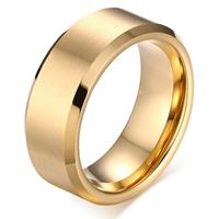 Mendes Wolfraam herenring 8mm Goud-18mm