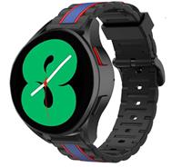 Strap-it Samsung Galaxy Watch 4 44mm Special Edition Band (zwart/blauw)