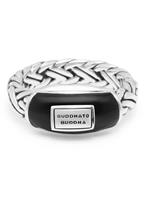 Buddha to buddha katja xs black onyx ring silver