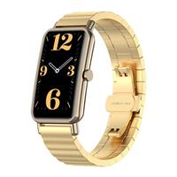 Strap-it Huawei Watch Fit Mini metalen bandje (goud)