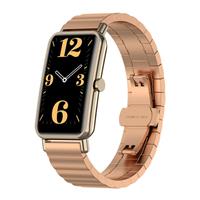 Strap-it Huawei Watch Fit Mini metalen bandje (rosé goud)
