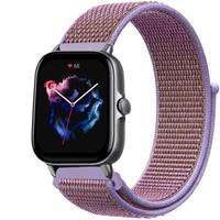 Strap-it Amazfit GTS 3 nylon band (lila)