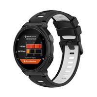 Strap-it Garmin Forerunner 735xt sport bandje (zwart/wit)
