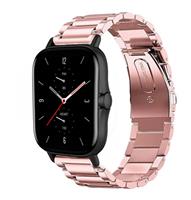 Strap-it Amazfit GTS 2 stalen band (rosé pink)