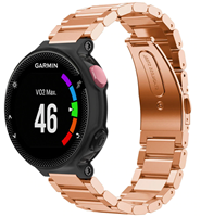 Strap-it Garmin Forerunner 235 stalen bandje (rosé goud)