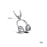 COLLEZIONE ALESSANDRO Kette mit Anhänger »Kopfhörerchen«, mit filigranen Details