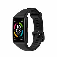 Strap-it© Strap-it Honor Band 6 siliconen bandje (zwart)