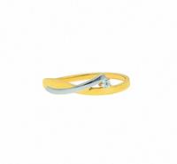 Adelia´s Fingerring »333 Gold Ring mit Zirkonia«, Goldschmuck für Damen