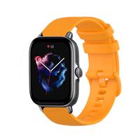 Strap-it Amazfit GTS 3 Luxe Siliconen bandje (oranje)