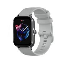 Strap-it Amazfit GTS 3 Luxe Siliconen bandje (grijs)