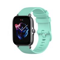 Strap-it Amazfit GTS 3 Luxe Siliconen bandje (Aqua)