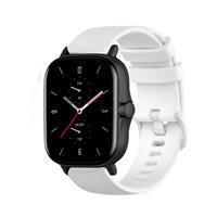 Strap-it Amazfit GTS 2 Luxe Siliconen bandje (wit)