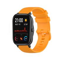 Strap-it Amazfit GTS Luxe Siliconen bandje (oranje)