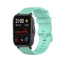 Strap-it Amazfit GTS Luxe Siliconen bandje (Aqua)