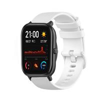 Strap-it Amazfit GTS Luxe Siliconen bandje (wit)