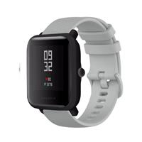 Strap-it Amazfit Bip Luxe Siliconen bandje (grijs)