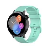 Strap-it Huawei Watch GT3 42mm Luxe Siliconen bandje (Aqua)