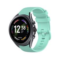 Strap-it Fossil Gen 6 44mm luxe siliconen bandje (aqua)
