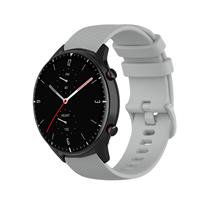 Strap-it Amazfit GTR 2 luxe siliconen bandje (grijs)