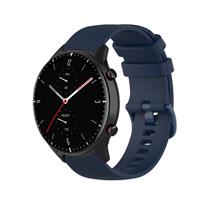 Strap-it Amazfit GTR 2 luxe siliconen bandje (donkerblauw)
