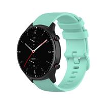 Strap-it Amazfit GTR 2 luxe siliconen bandje (aqua)