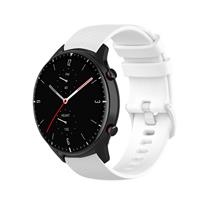 Strap-it Amazfit GTR 2 luxe siliconen bandje (wit)