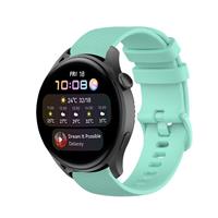 Strap-it Huawei Watch 3 luxe siliconen bandje (aqua)