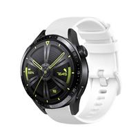 Strap-it Huawei GT3 46mm luxe siliconen bandje (wit)
