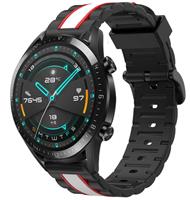 Strap-it Huawei GT Special Edition Band (zwart/wit)
