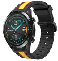 Strap-it Huawei GT Special Edition Band (zwart/geel)